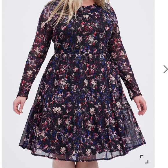 Torrid Ruffled Mini Dress - Picture 6 of 9